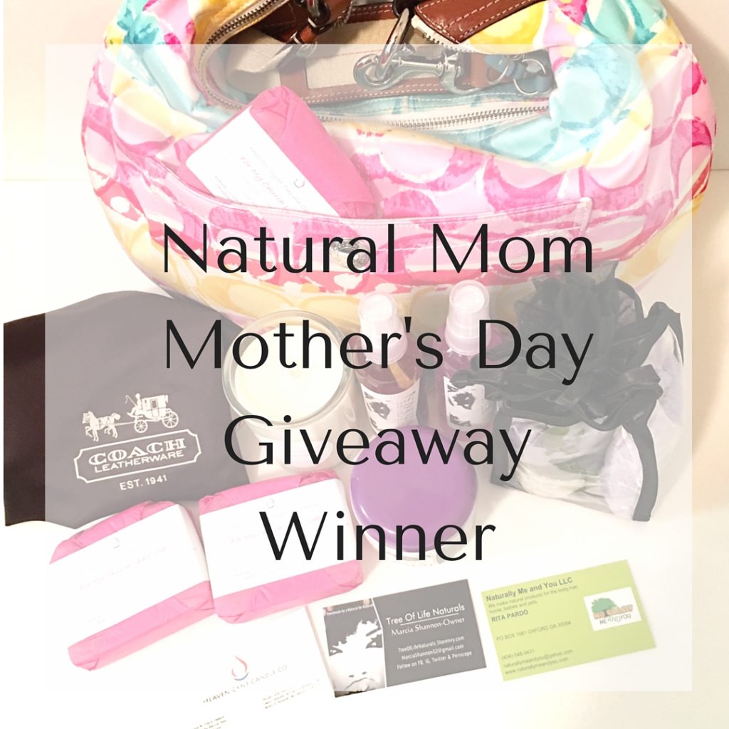 Natural Mom Mother's Day Giveaway Winner