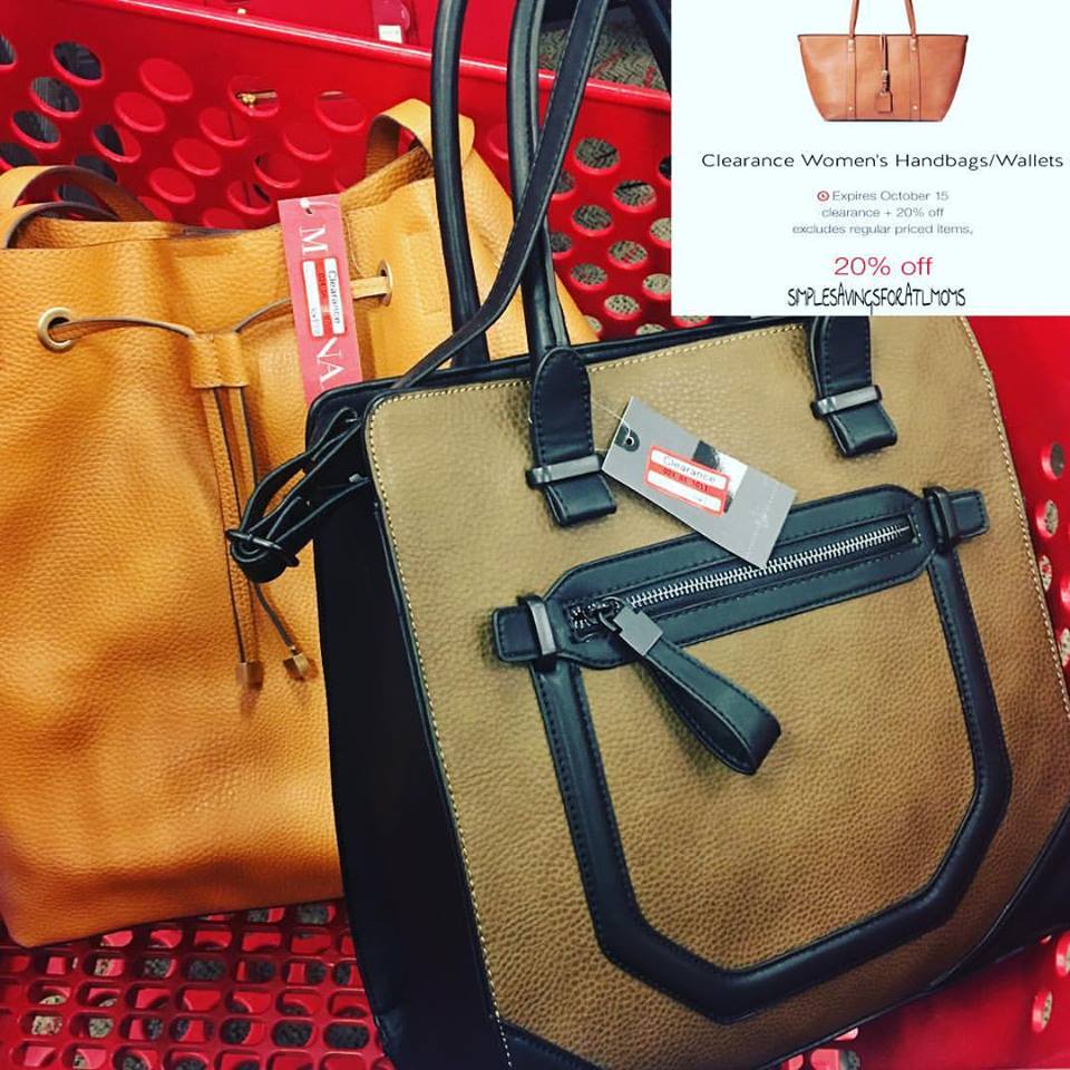 target handbags clearance