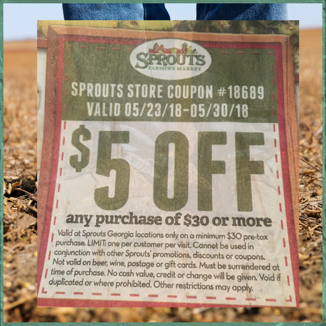 SAVE 5/30 OR MORE SPROUTS FARMERS MARKET COUPON (SUNDAY NEWSPAPER)