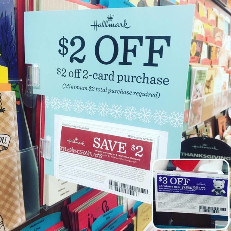 New Hallmark Manufacture Coupons