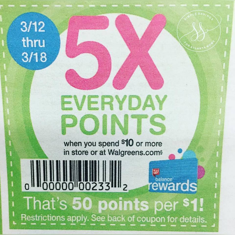 How to earn Walgreens points this week