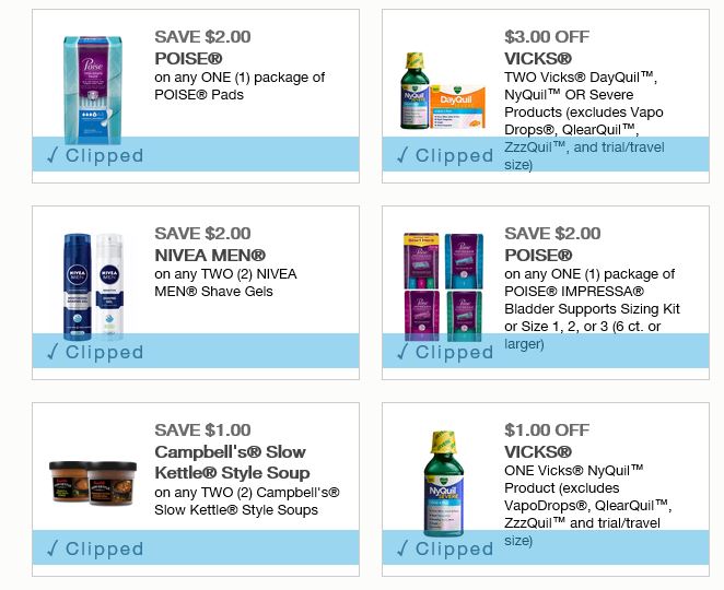 NEW POISE, ALWAYS, PRILOSEC COUPONS & MORE (PRINT NOW)