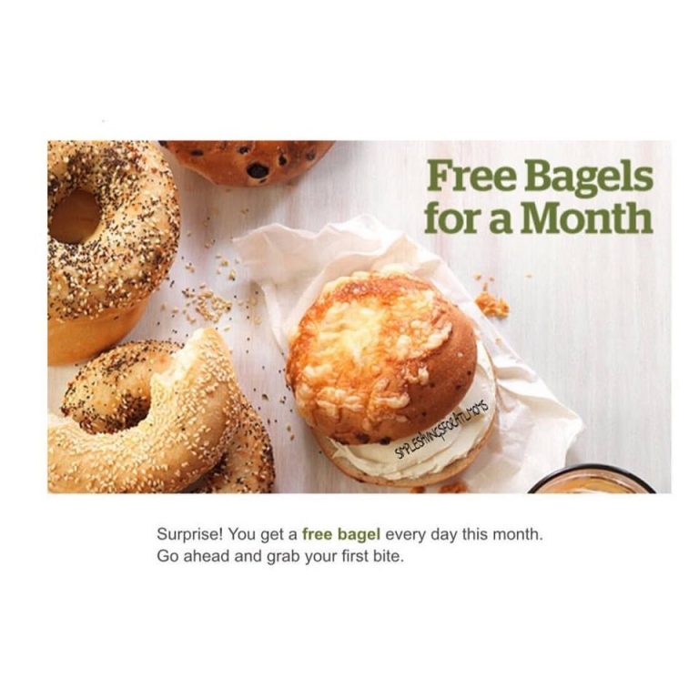 POSSIBLE FREE PANERA BREAD BAGELS FOR OCTOBER